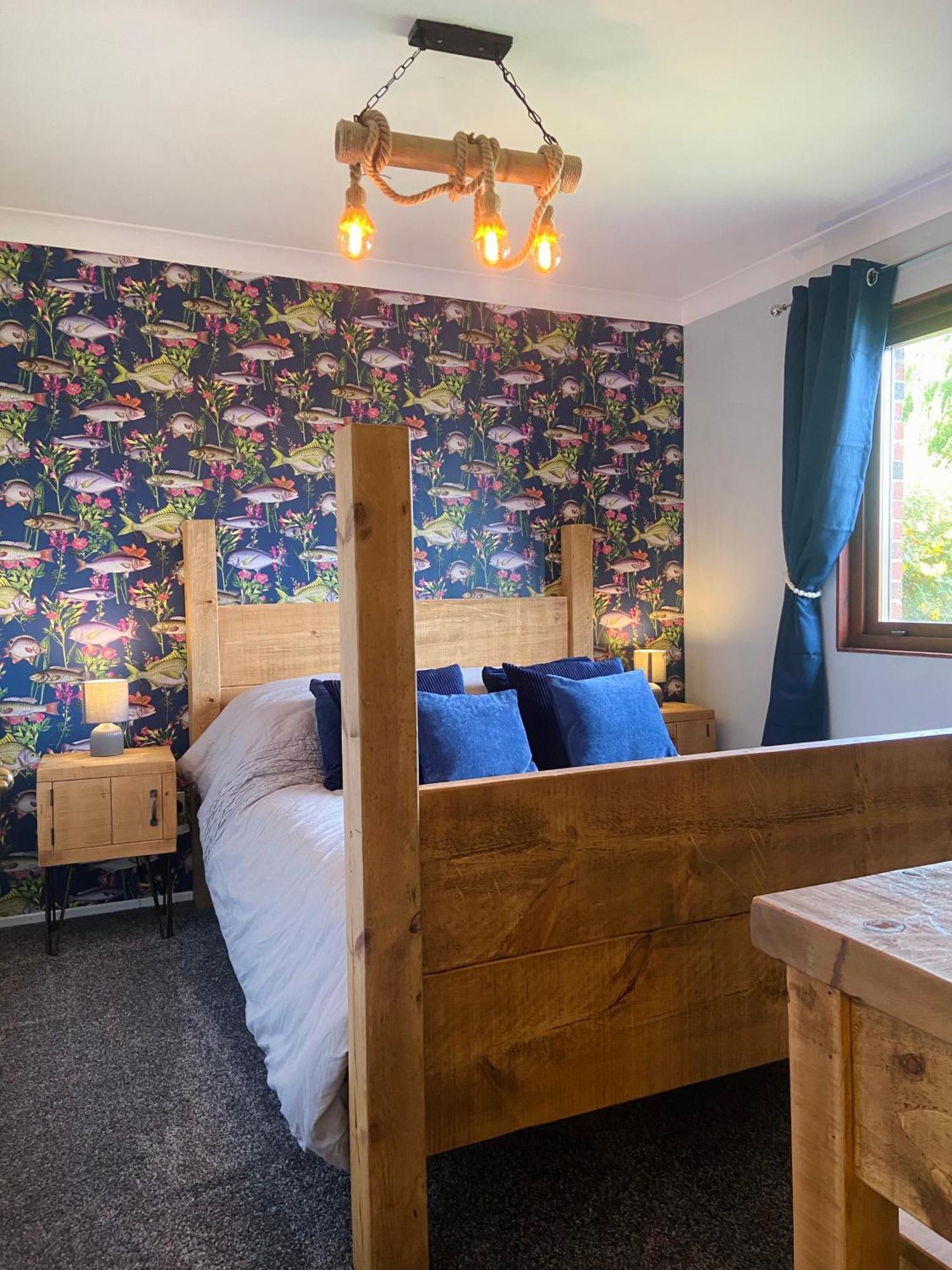 Stunning Quirky Home In Amble Bagian luar foto